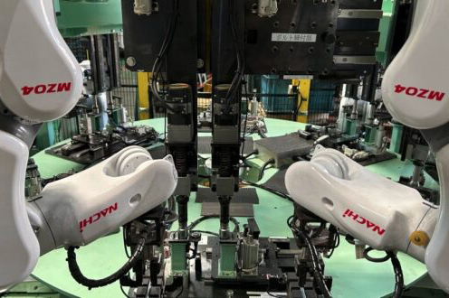 産業ロボット体験